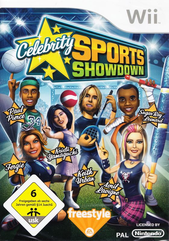 Celebrity Sports Showdown box art for Wii